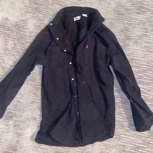 Levi’s black button up jacket